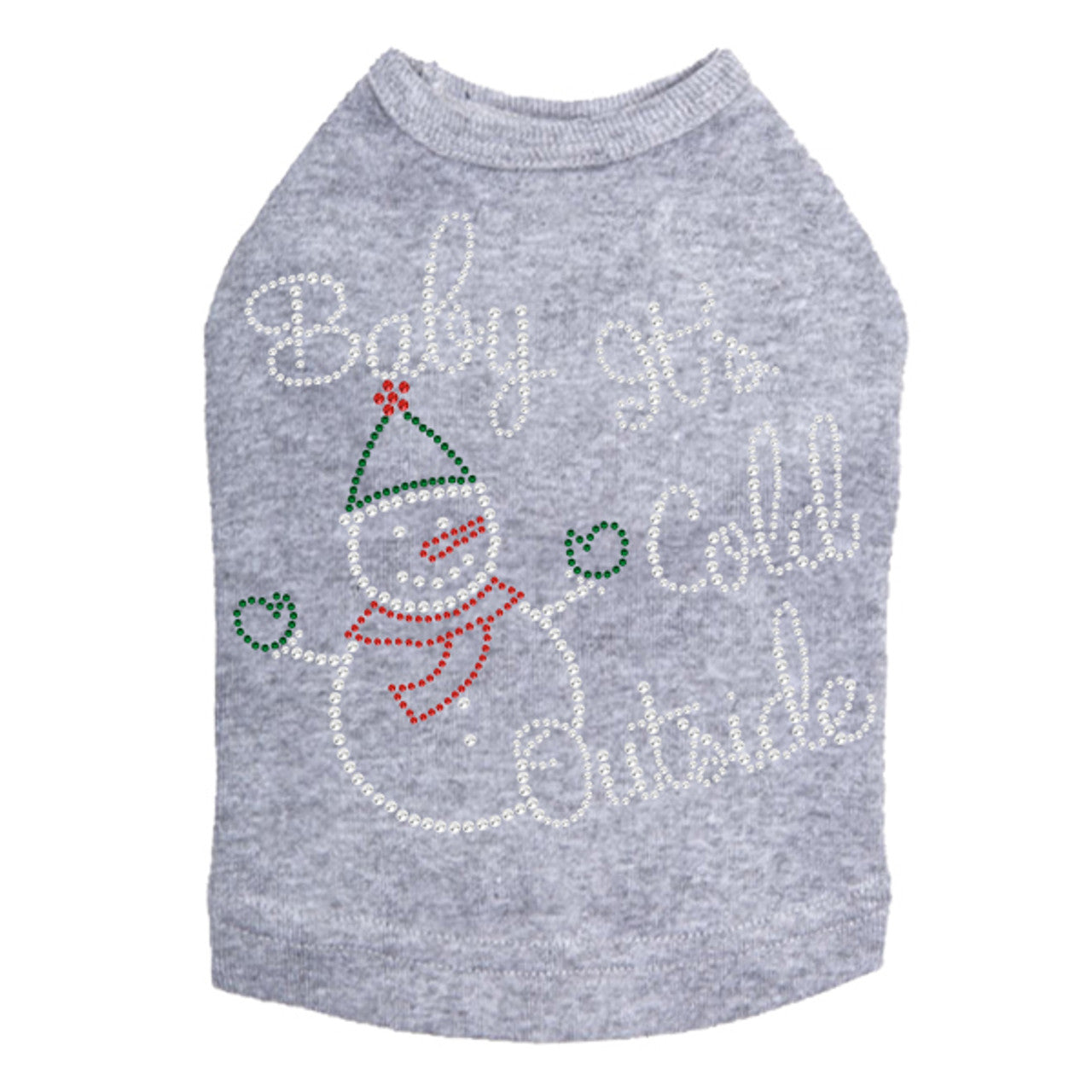 Baby Its Cold Outside Snowman - Dog Tank