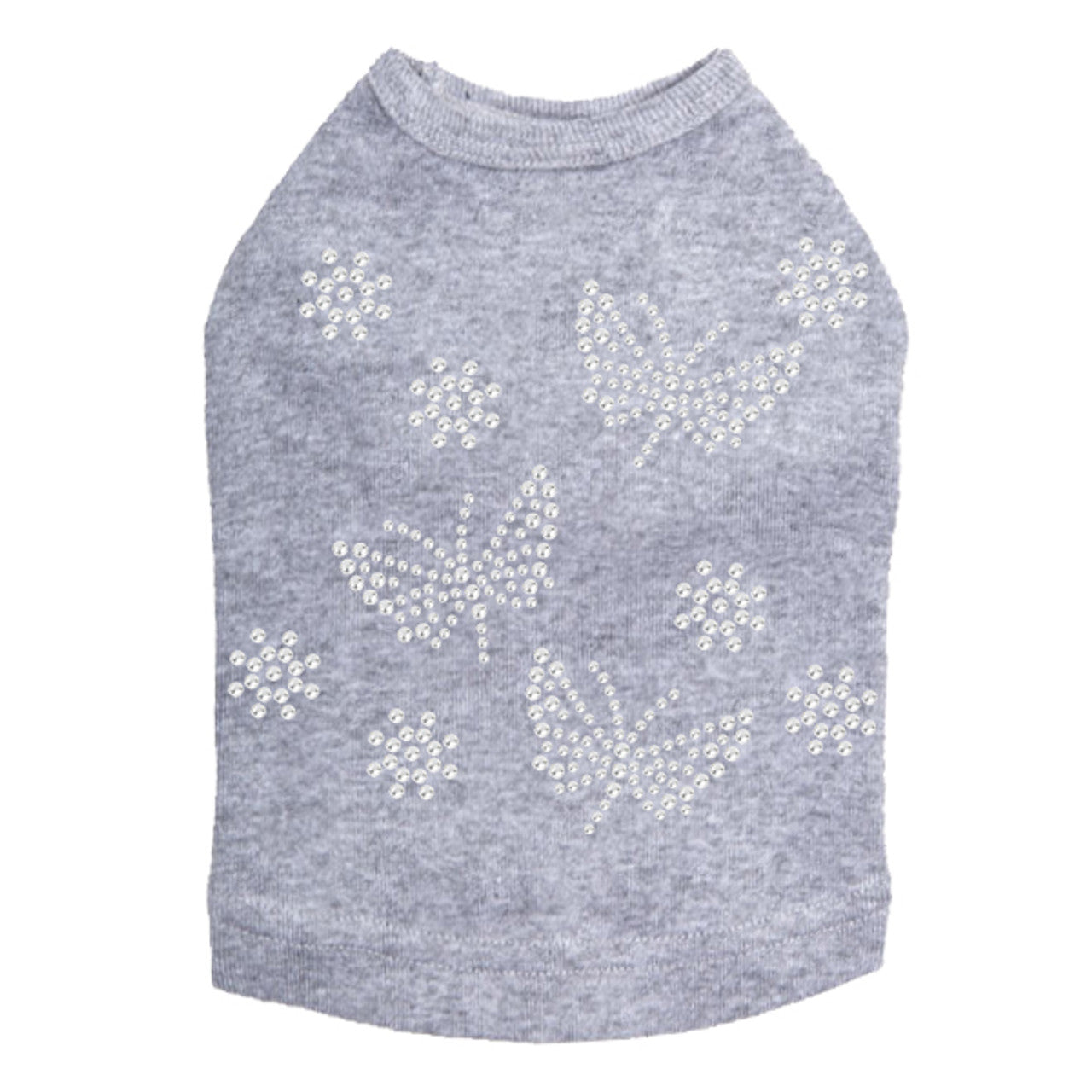 Small Rhinestone Butterflies - Dog Tank