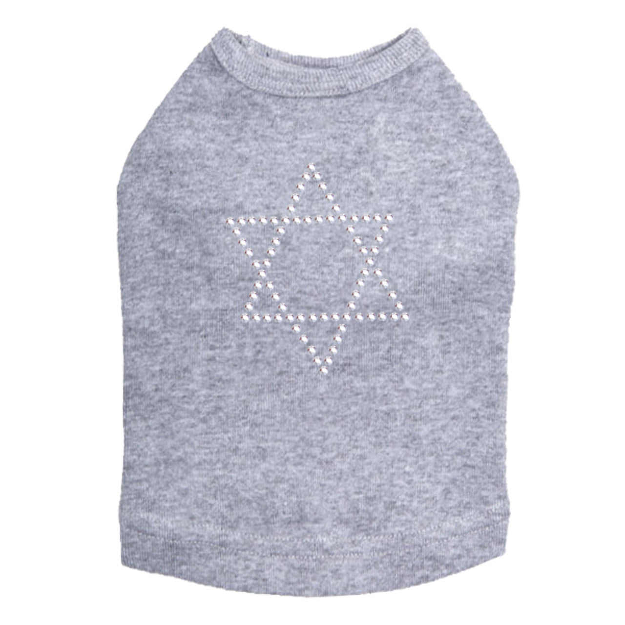 Star of David (Silver Studs) - Dog Tank