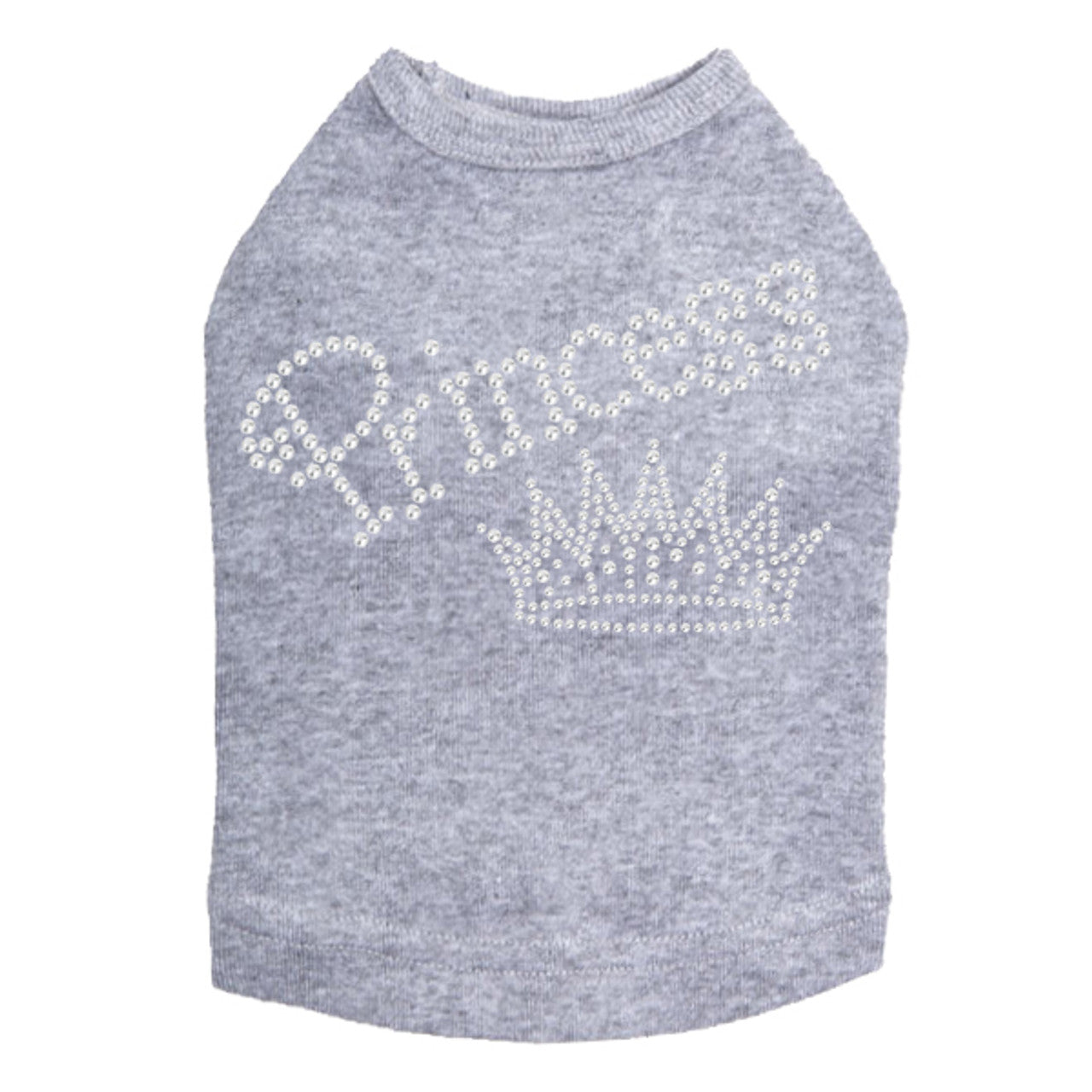 Crown 2 (Rhinestones) - Dog Tank