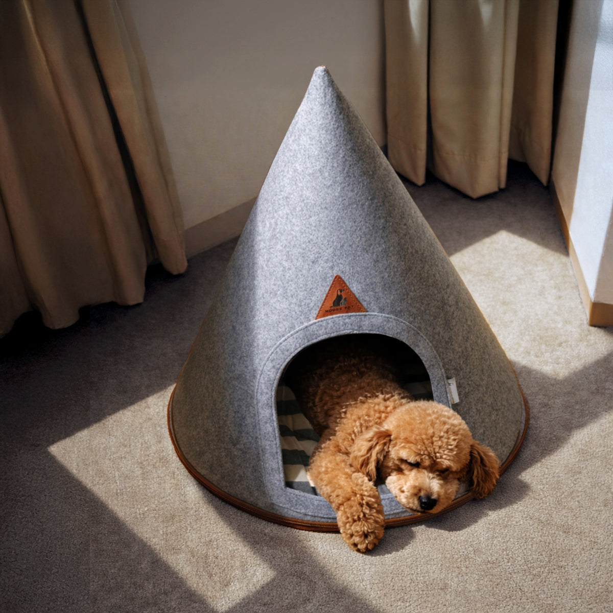 Nooee Pet Cave Lucy (M) - Gray | HT Animal Supply