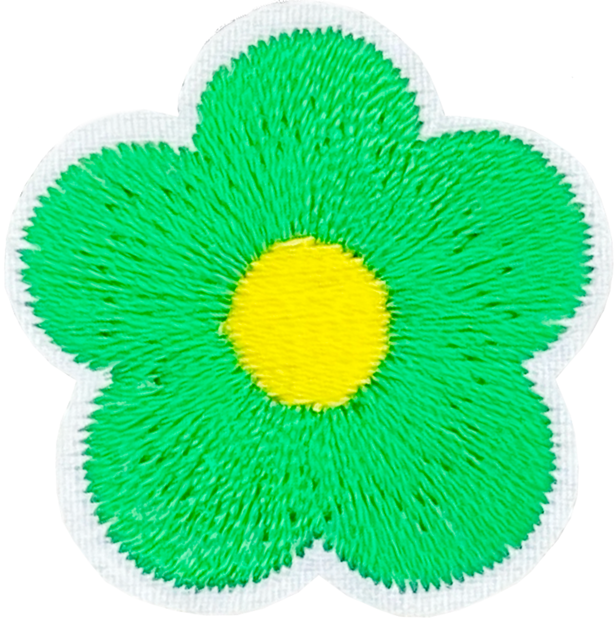 Small 5 Petal Flower (Green) - Patch