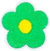Small 5 Petal Flower (Green) - Patch