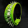 Bestia Dog Gear Genuine Leather Dog Collar - Green