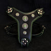 Bestia Dog Gear Genuine Leather Dog Harness - Black