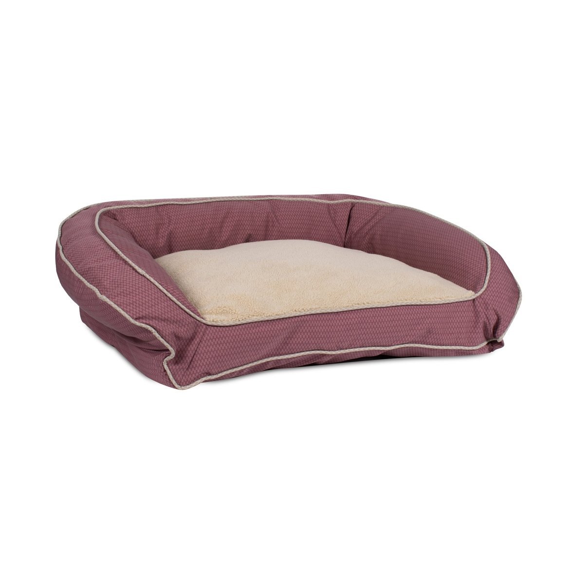 GreenDog Bolster Bed- Checkered Wave