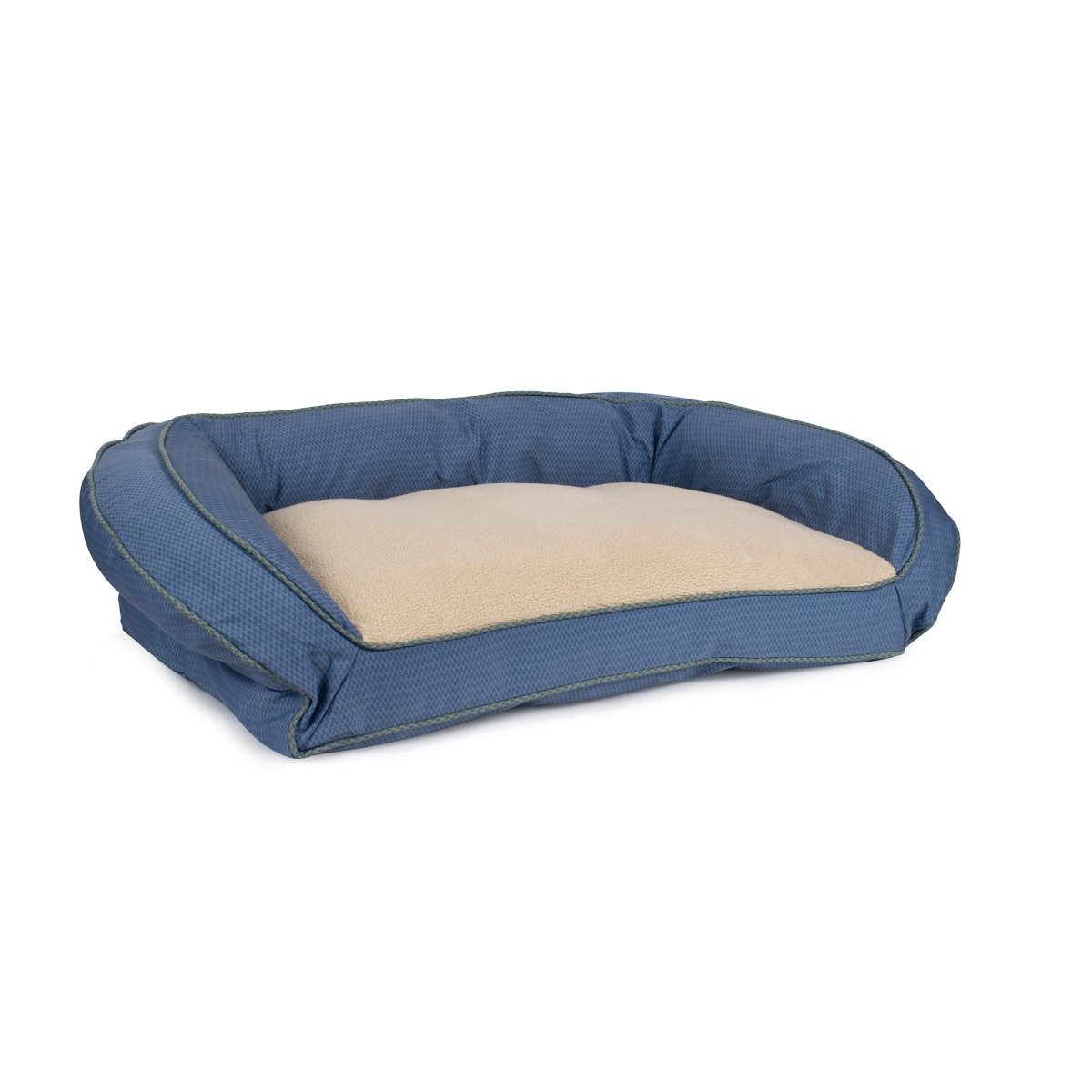 GreenDog Bolster Bed- Checkered Wave premium pet product