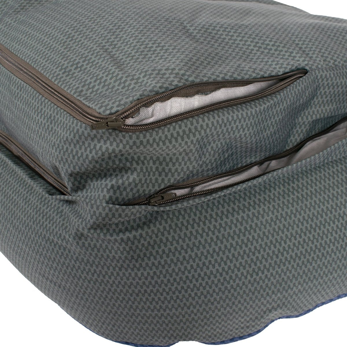 GreenDog Bolster Bed- Checkered Wave premium pet product