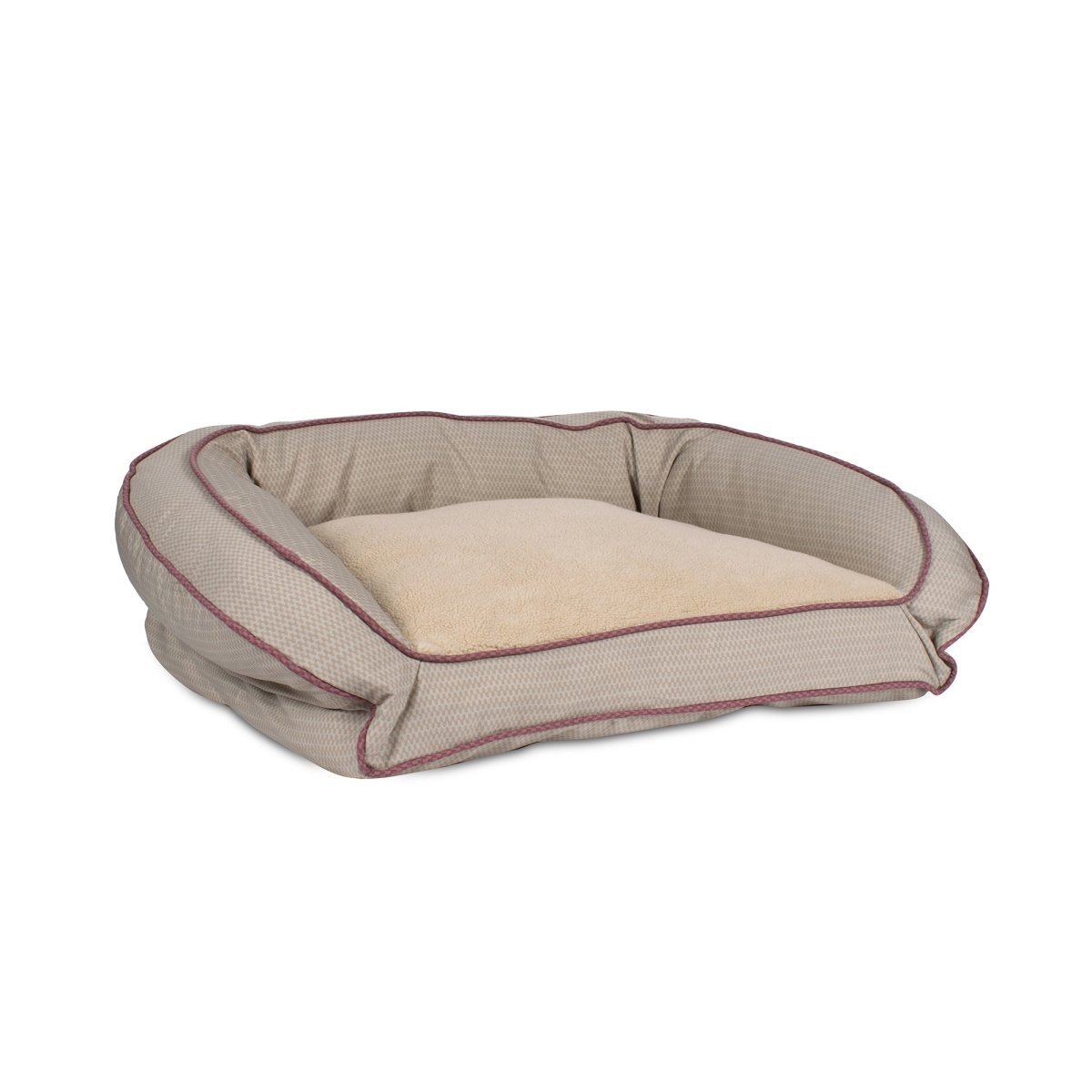 GreenDog Bolster Bed- Checkered Wave premium pet product