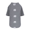 Hello Doggie Dainty Wool Satin Pewter Dog Sweater