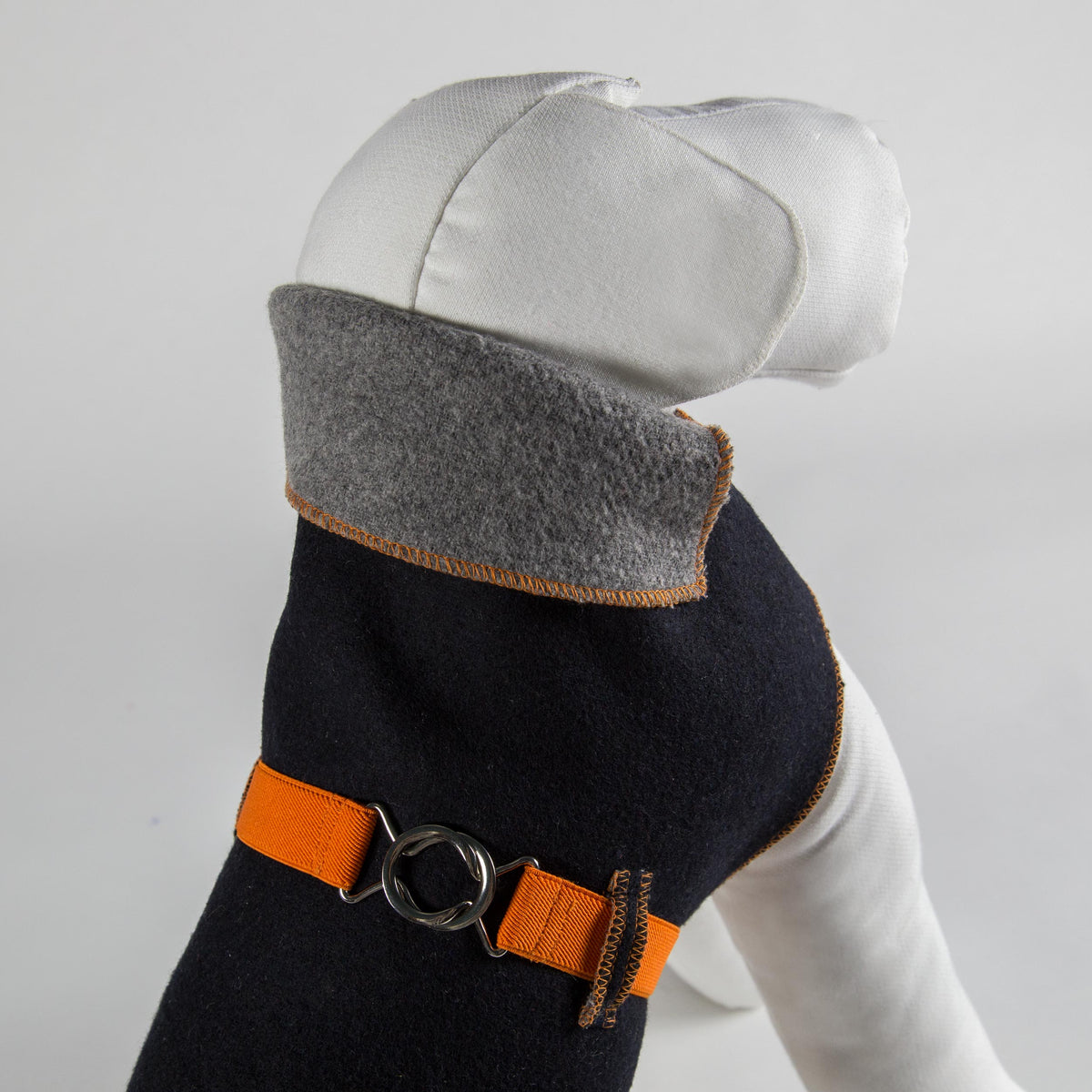 Gray & Navy-Orange