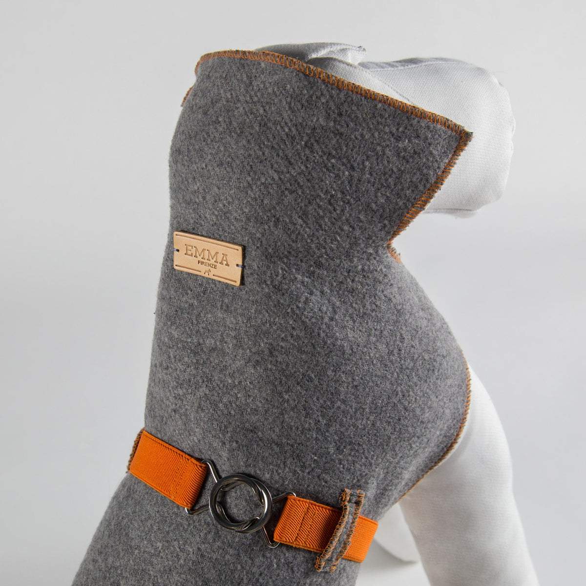 Gray & Navy-Orange