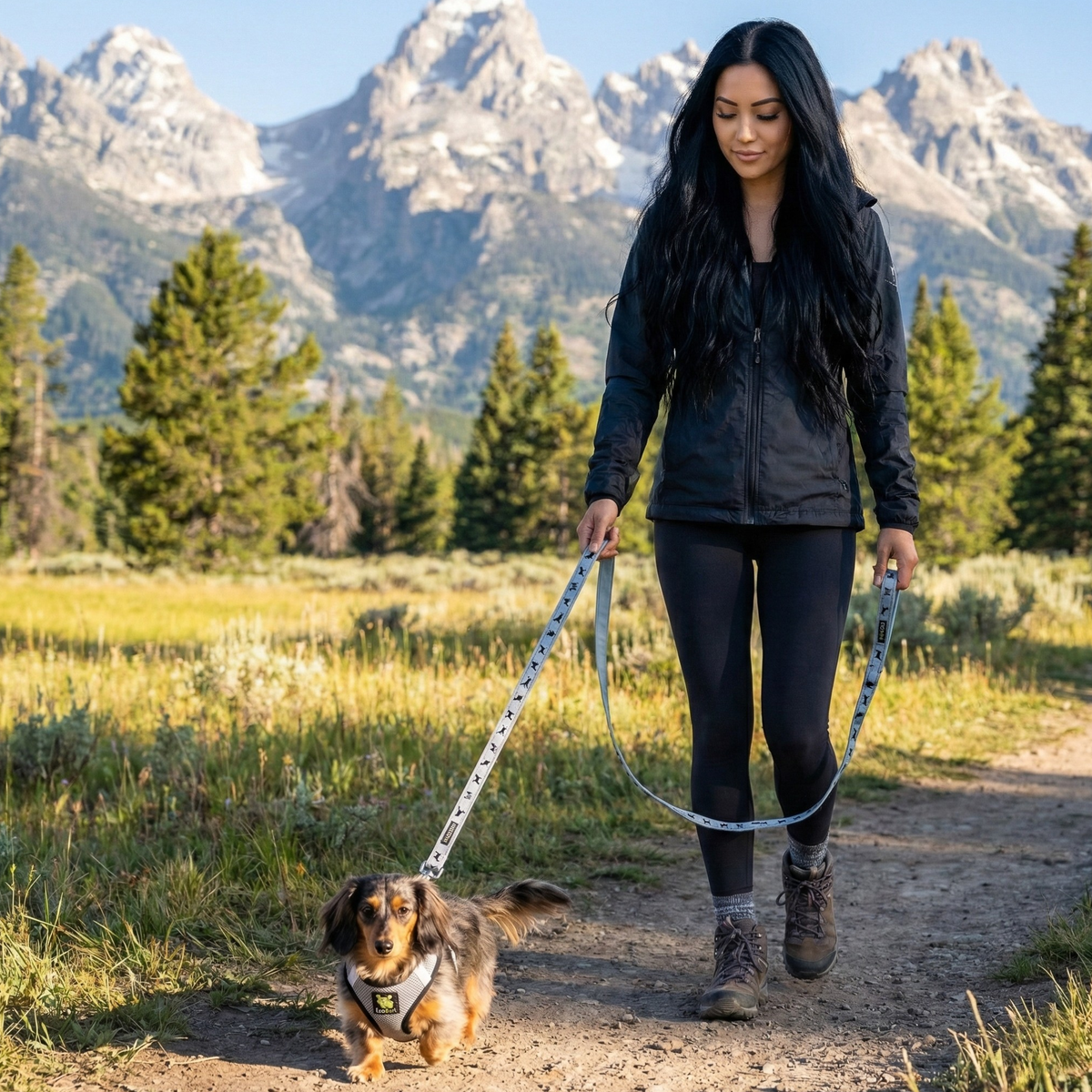 EcoBark – Gray Comfort Grip Padded Dog Leash