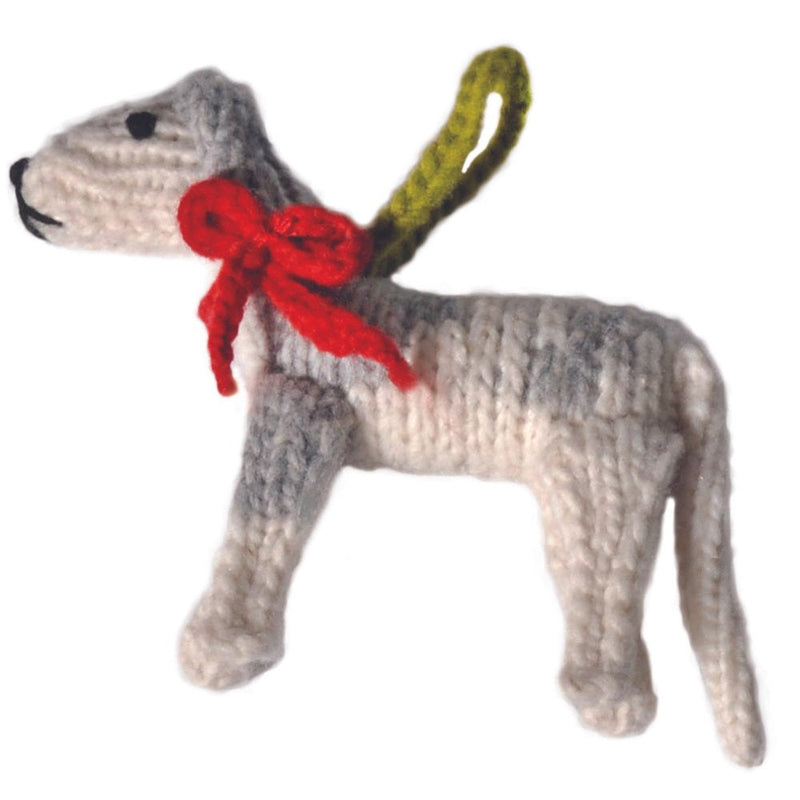 Chilly Dog Greyhound Wool Ornament