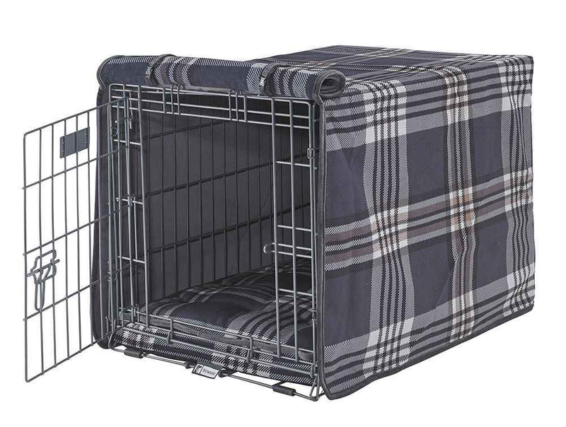 Bowsers Crate Cover Greystone Tartan