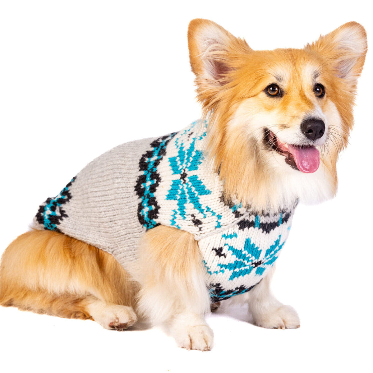 Chilly Dog Frost Wool Dog Sweater