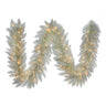 Kurt Adler 9-Foot Pre-Lit Clear Incandescent Iridescent Garland
