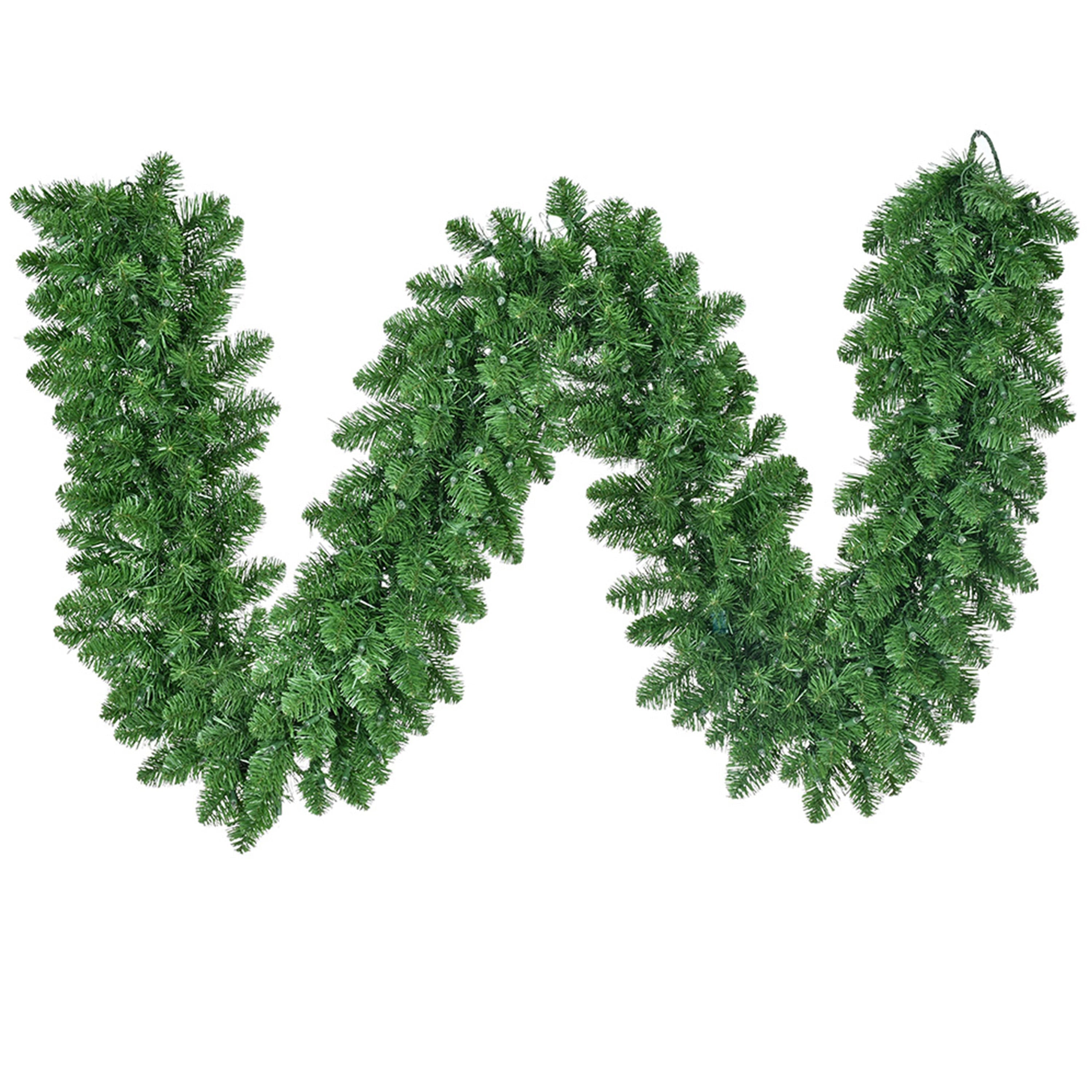 Kurt Adler 9 Prelit Clear LED Vanderbilt Garland