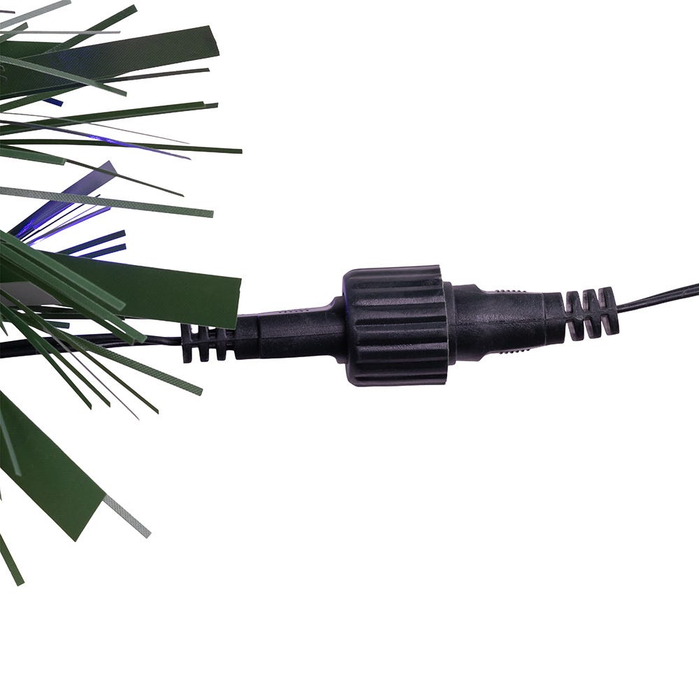 Kurt Adler 24-Foot Pre-lit Green Pathway Garland with Stakes