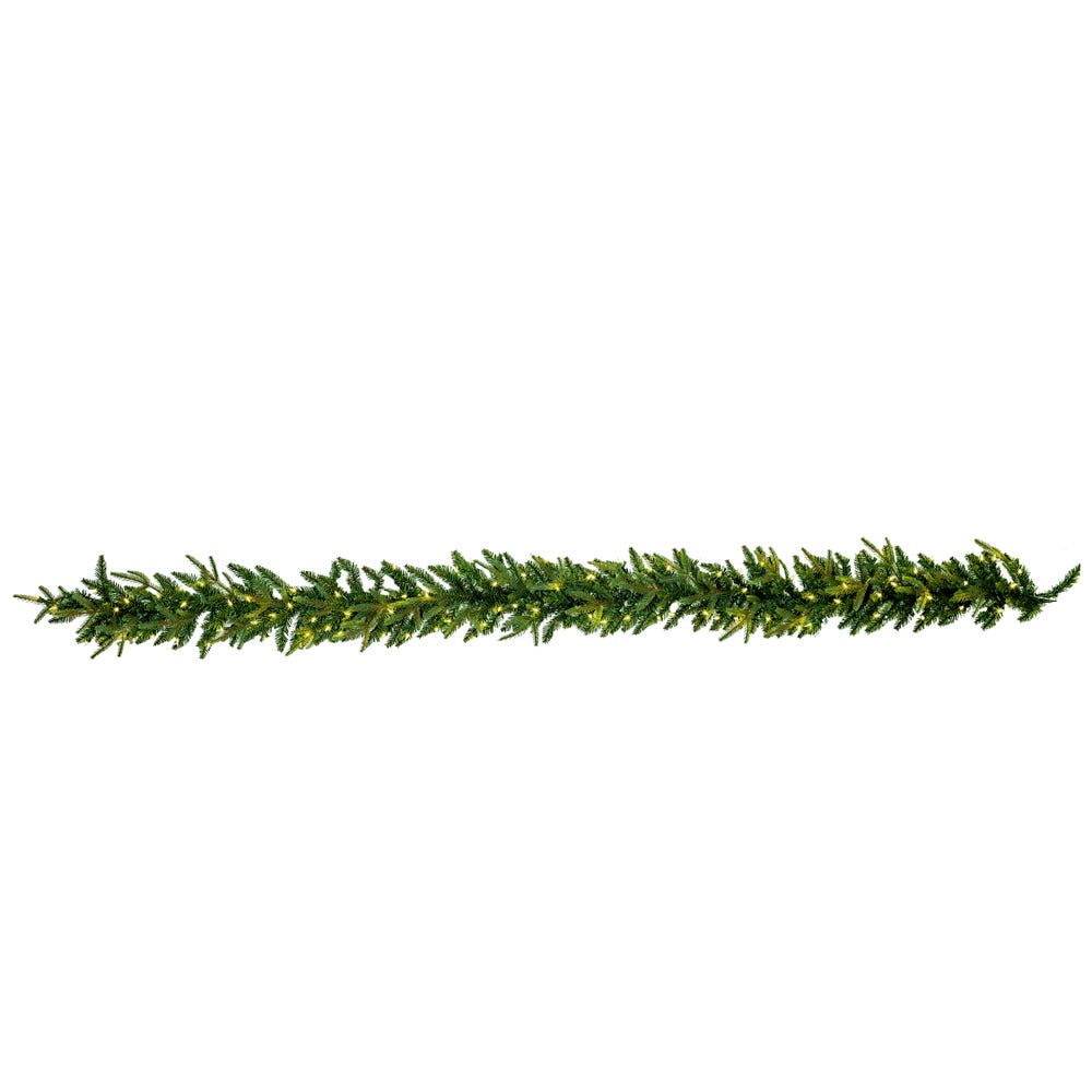 Kurt Adler 9-Foot Pre-Lit Incandescent Grand Fir Garland