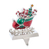Kurt Adler 7.3-Inch Metal Sleigh Stocking Hanger