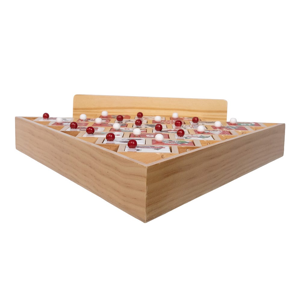 Kurt Adler 15-Inch Wooden Tree Advent Calendar