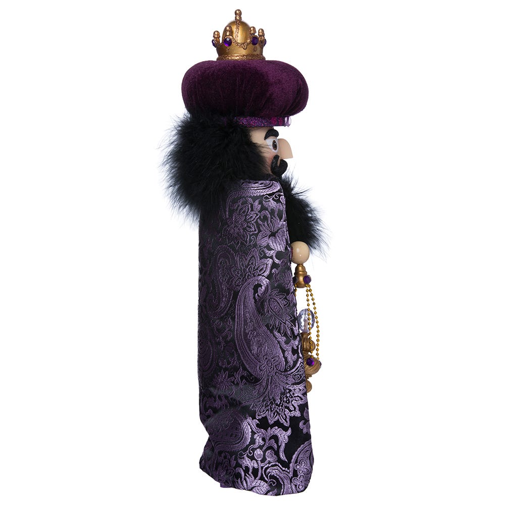 Kurt Adler 18-Inch Hollywood Purple King Nutcracker