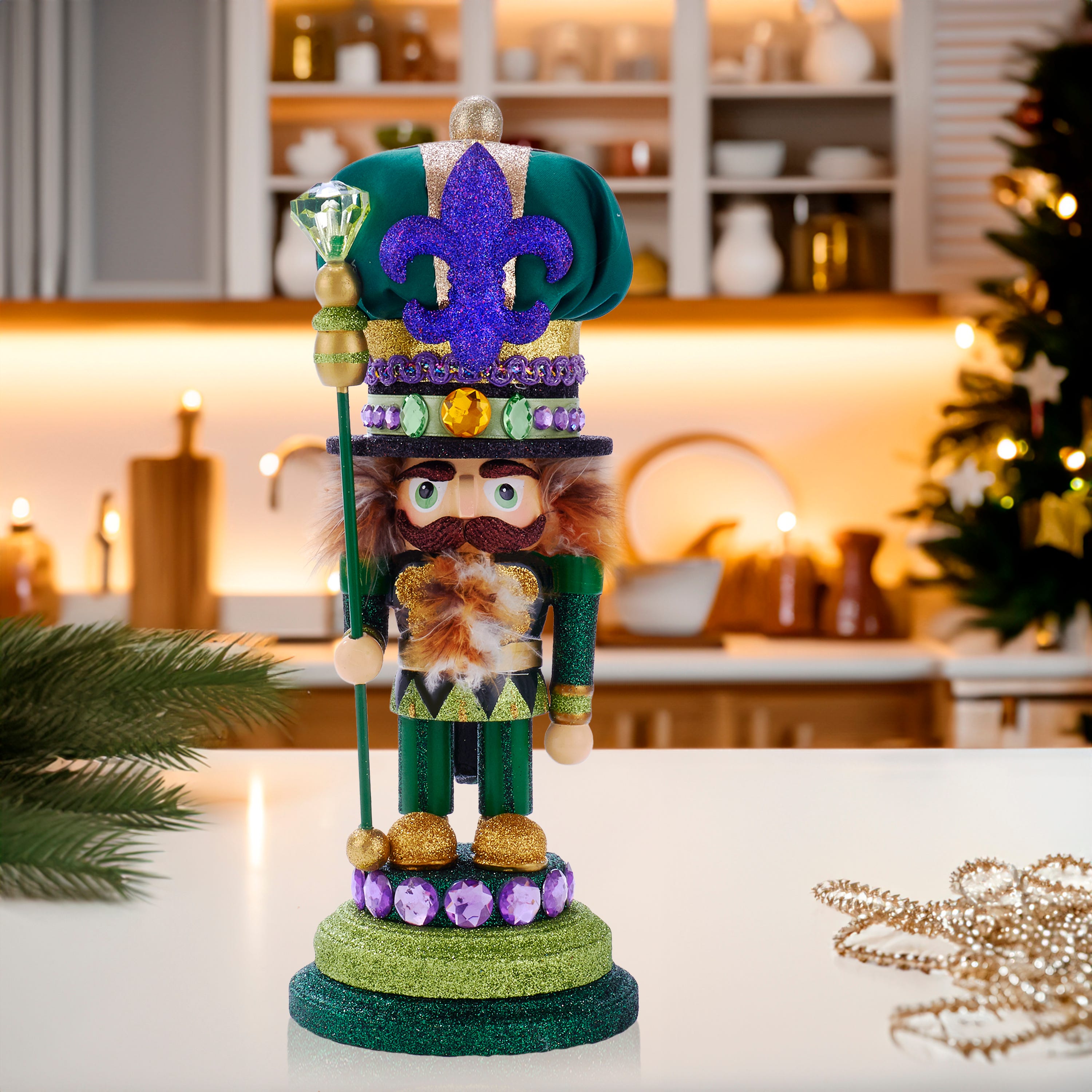 Kurt Adler 12-Inch Hollywood Mardi Gras Nutcracker