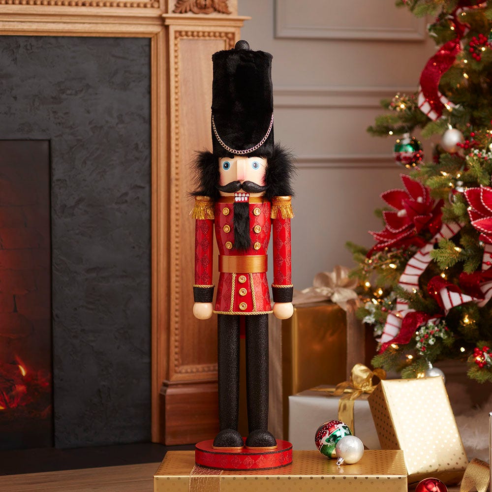 Kurt Adler 36-Inch Hollywood Royal Soldier Nutcracker