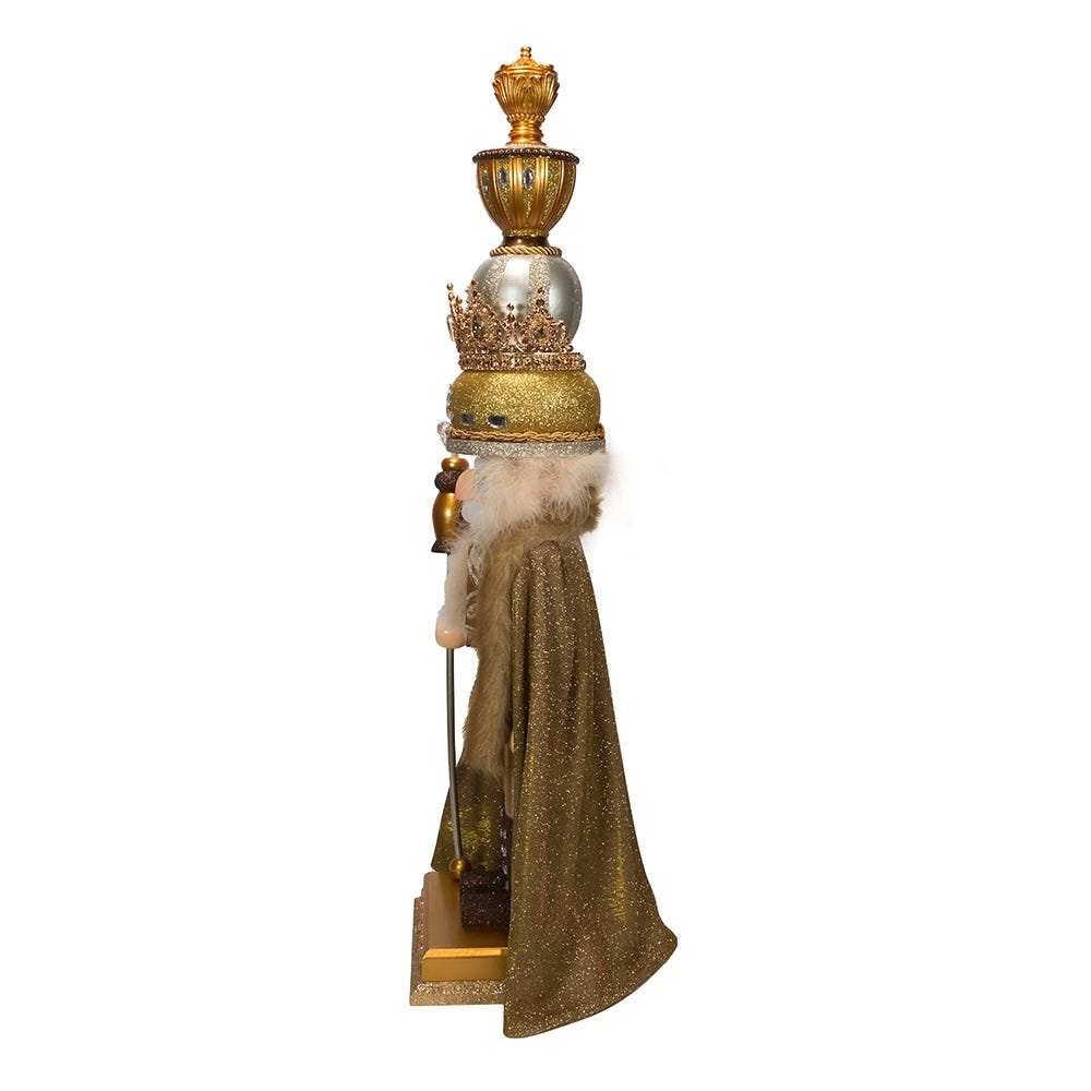 Kurt Adler 36-Inch Hollywood Gold King Nutcracker