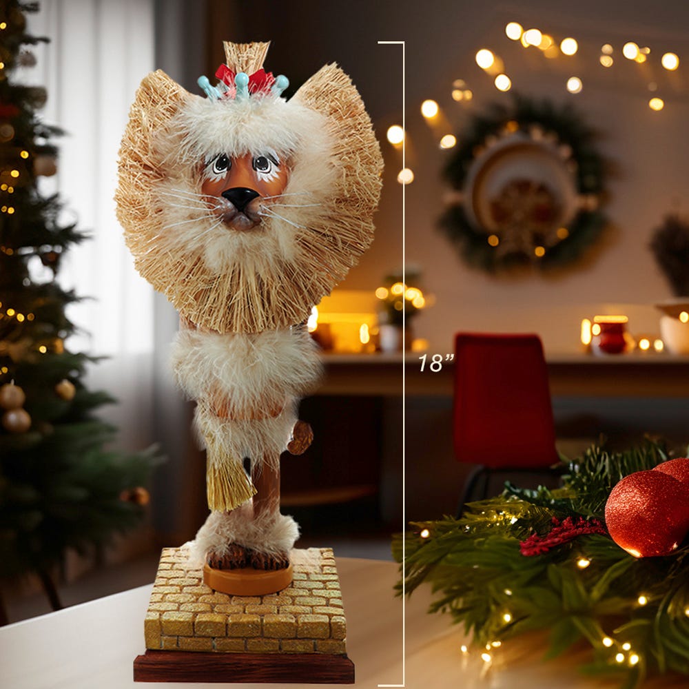 Kurt Adler 17-Inch Hollywood Nutcrackers Cowardly Lion Nutcracker
