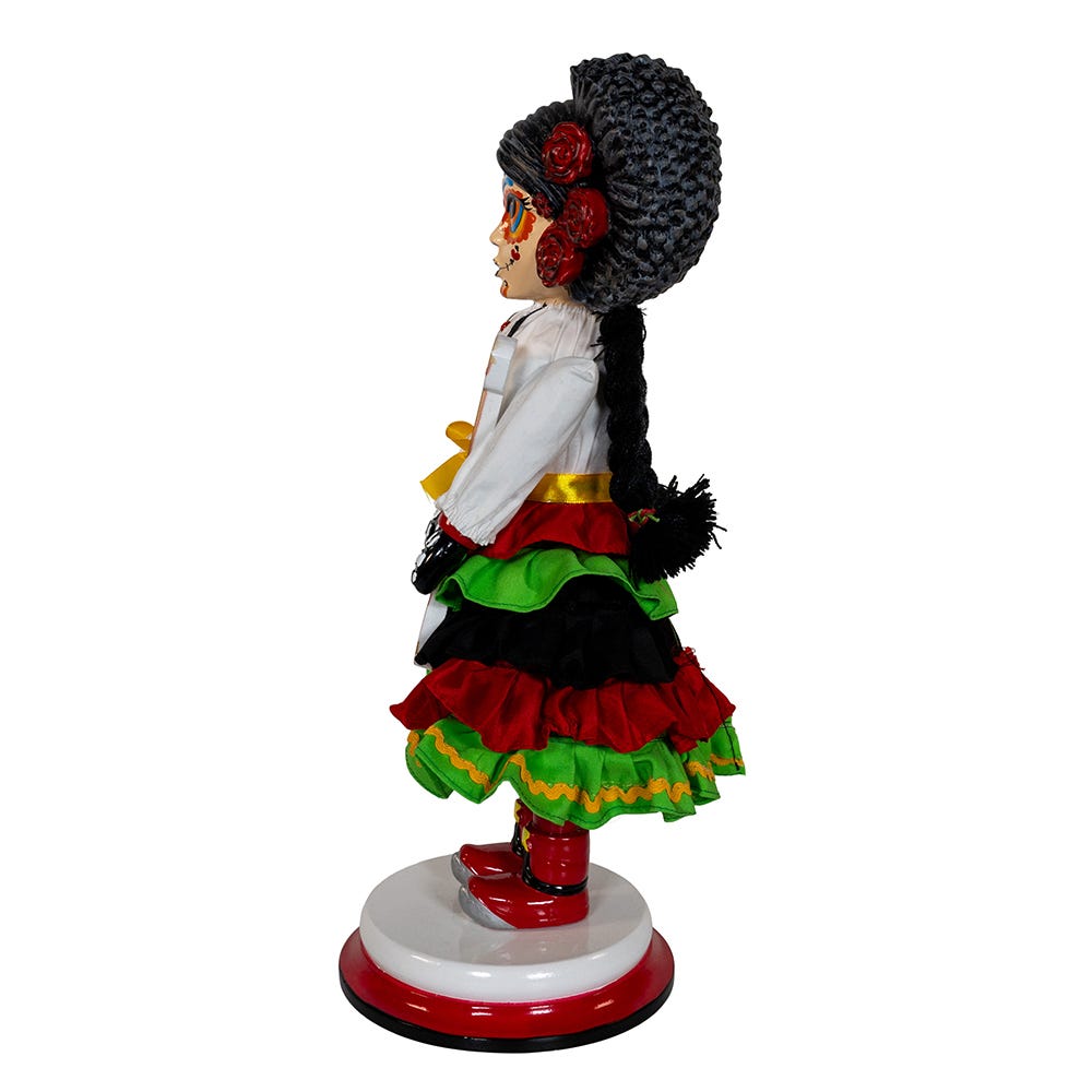 Kurt Adler 16-Inch Hollywood Nutcrackers Day Of The Dead Girl Nutcracker