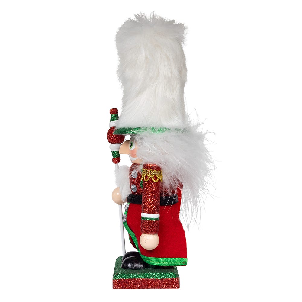 Kurt Adler 9-Inch Hollywood Nutcrackers Red, Green and White Soldier Nutcracker