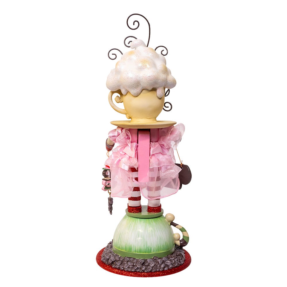 Kurt Adler 12-Inch Hollywood Nutcrackers Coffee Girl Nutcracker