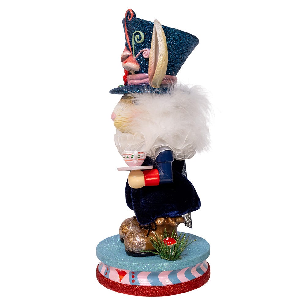 Kurt Adler 12-Inch Hollywood Nutcrackers White Rabbit Nutcracker