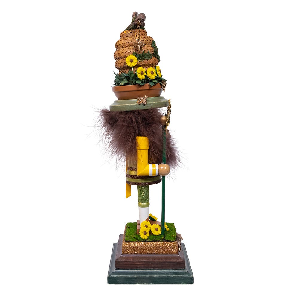 Kurt Adler 15-Inch Hollywood Nutcrackers Bee Keeper Nutcracker