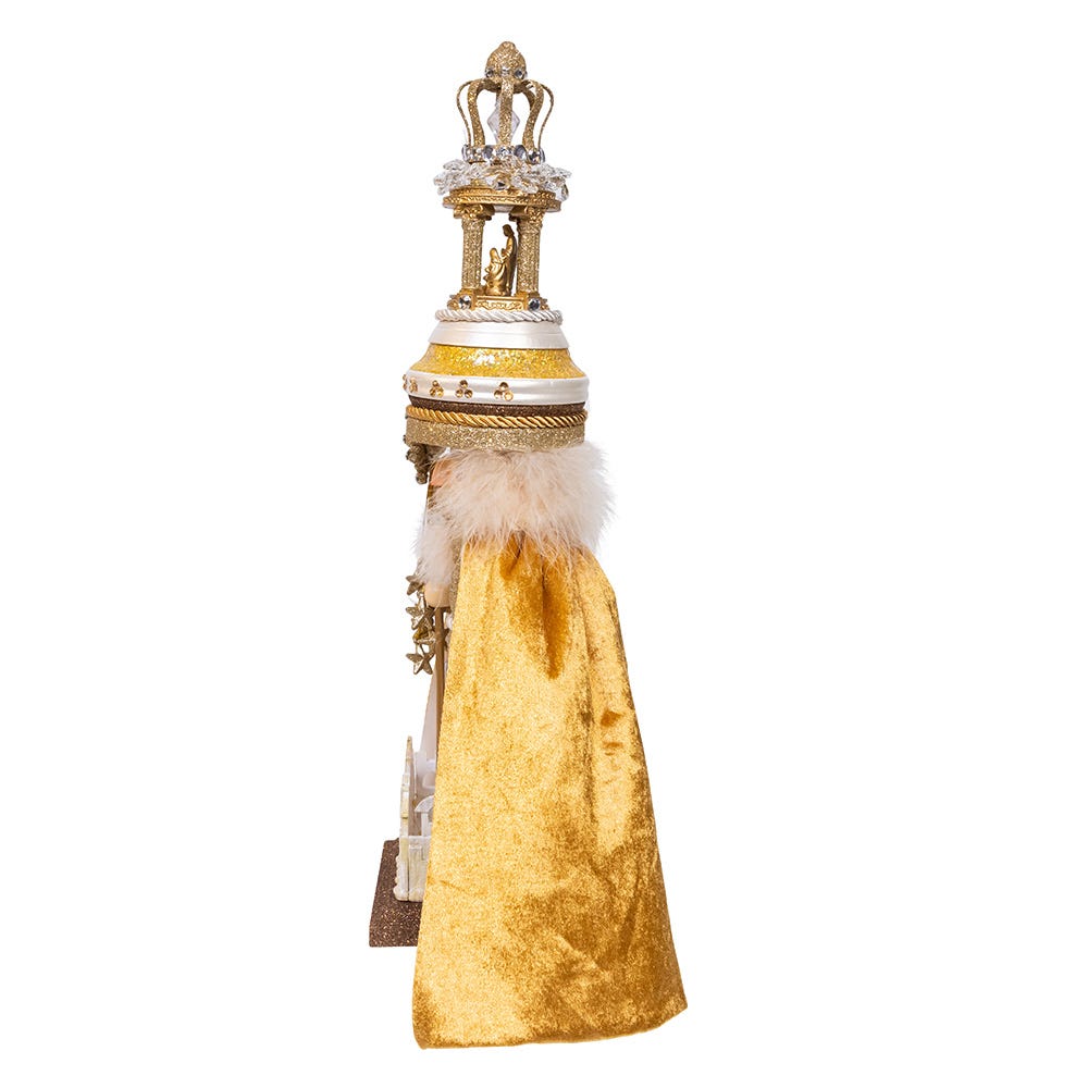 Kurt Adler Battery Operated 19.5-Inch Hollywood Nutcrackers Lighted O Holy Night Nutcracker