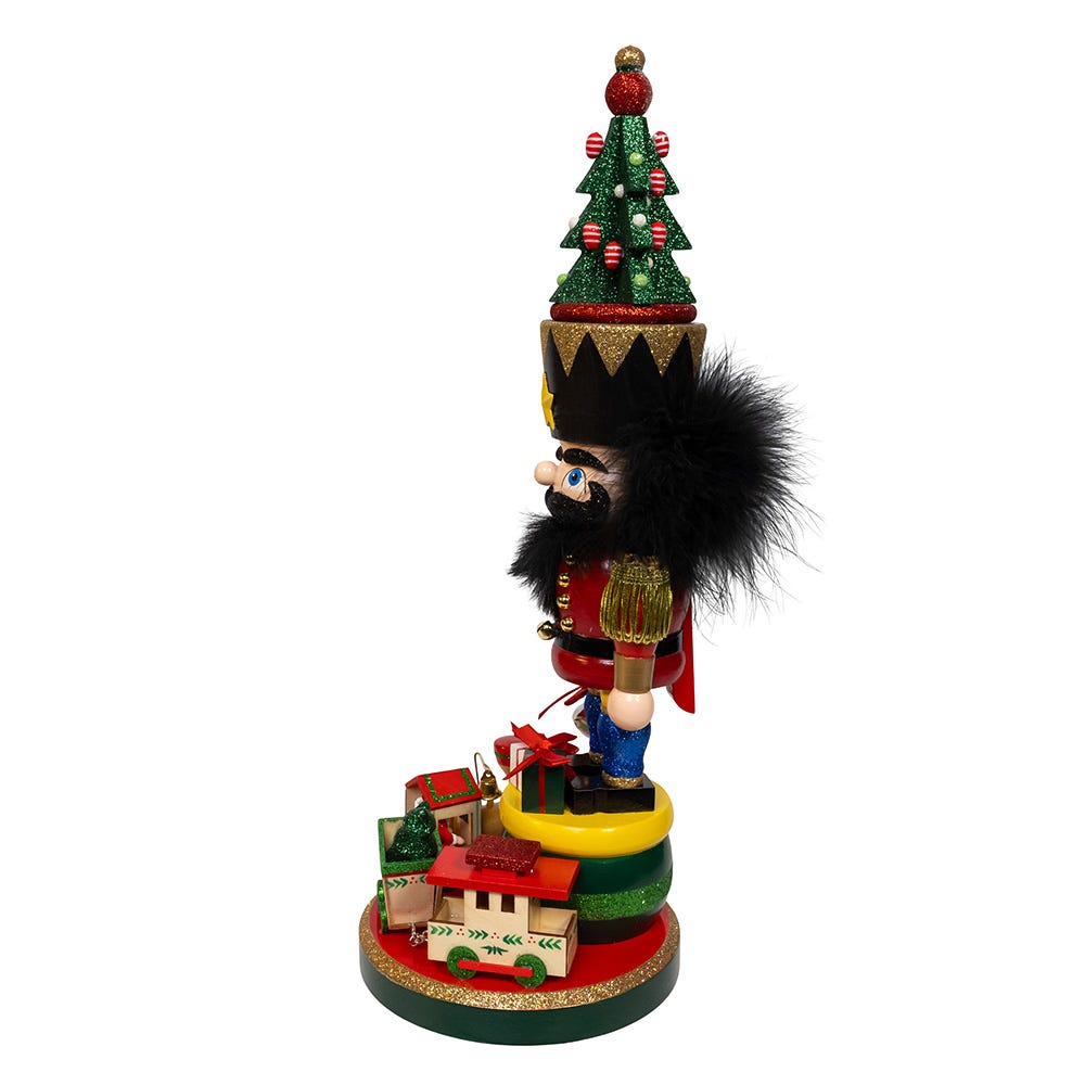 Kurt Adler 18.5-Inch Hollywood Nutcrackers with Train Nutcracker