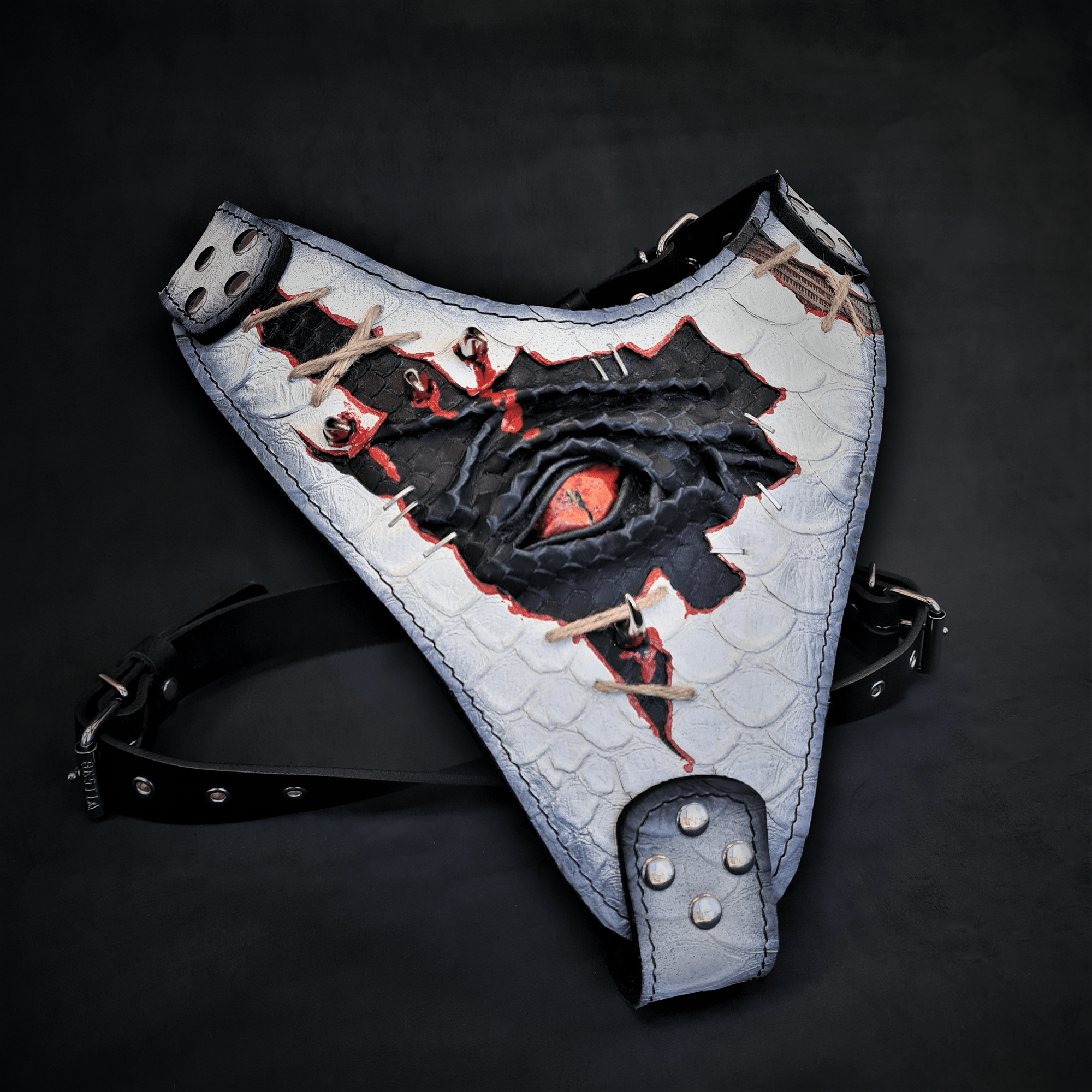 Bestia Dragons Eye Limited Edition Leather Dog Harness