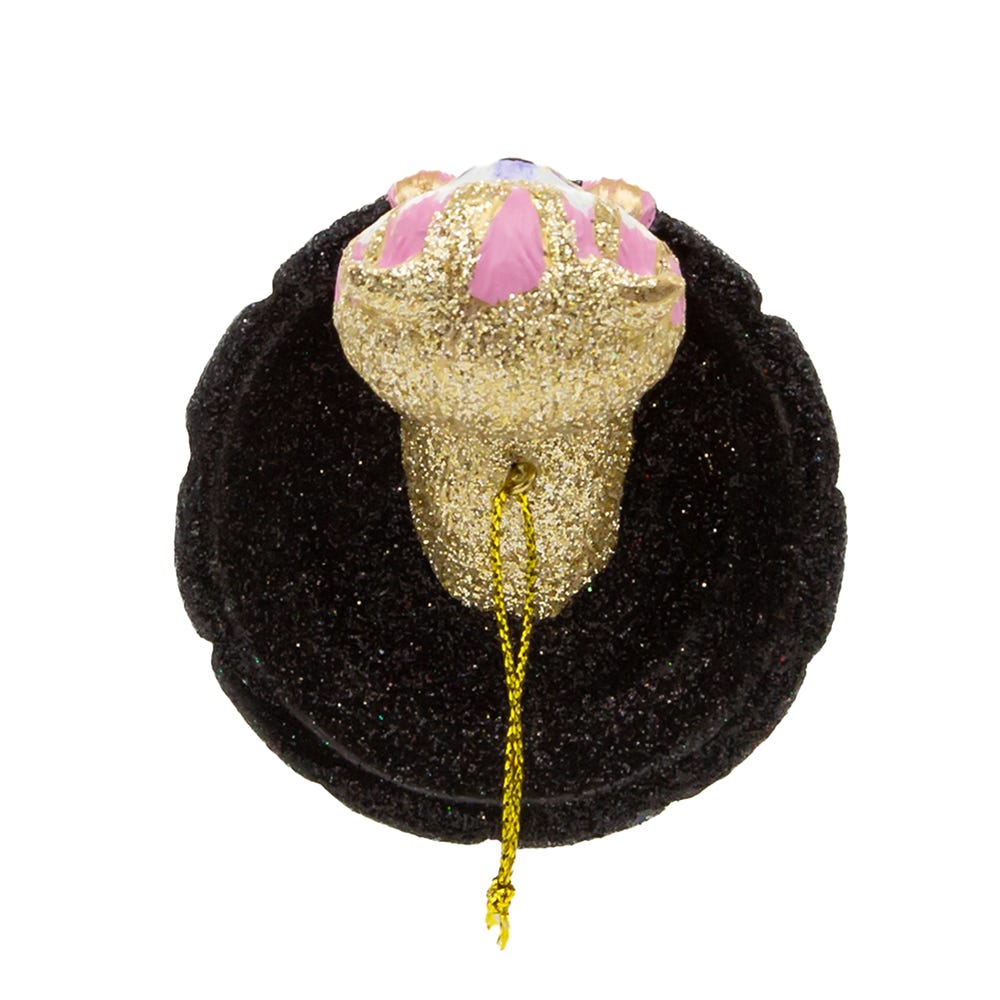 Kurt Adler 6.88-Inch Resin Hollywood Hats Alice Ornament