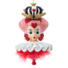 Kurt Adler 6.25-Inch Hollywood Hats Queen of Hearts Ornament