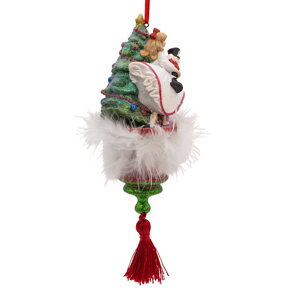 Kurt Adler 8-Inch Holly Hats Clara Ornament
