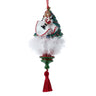 Kurt Adler 8-Inch Holly Hats Clara Ornament