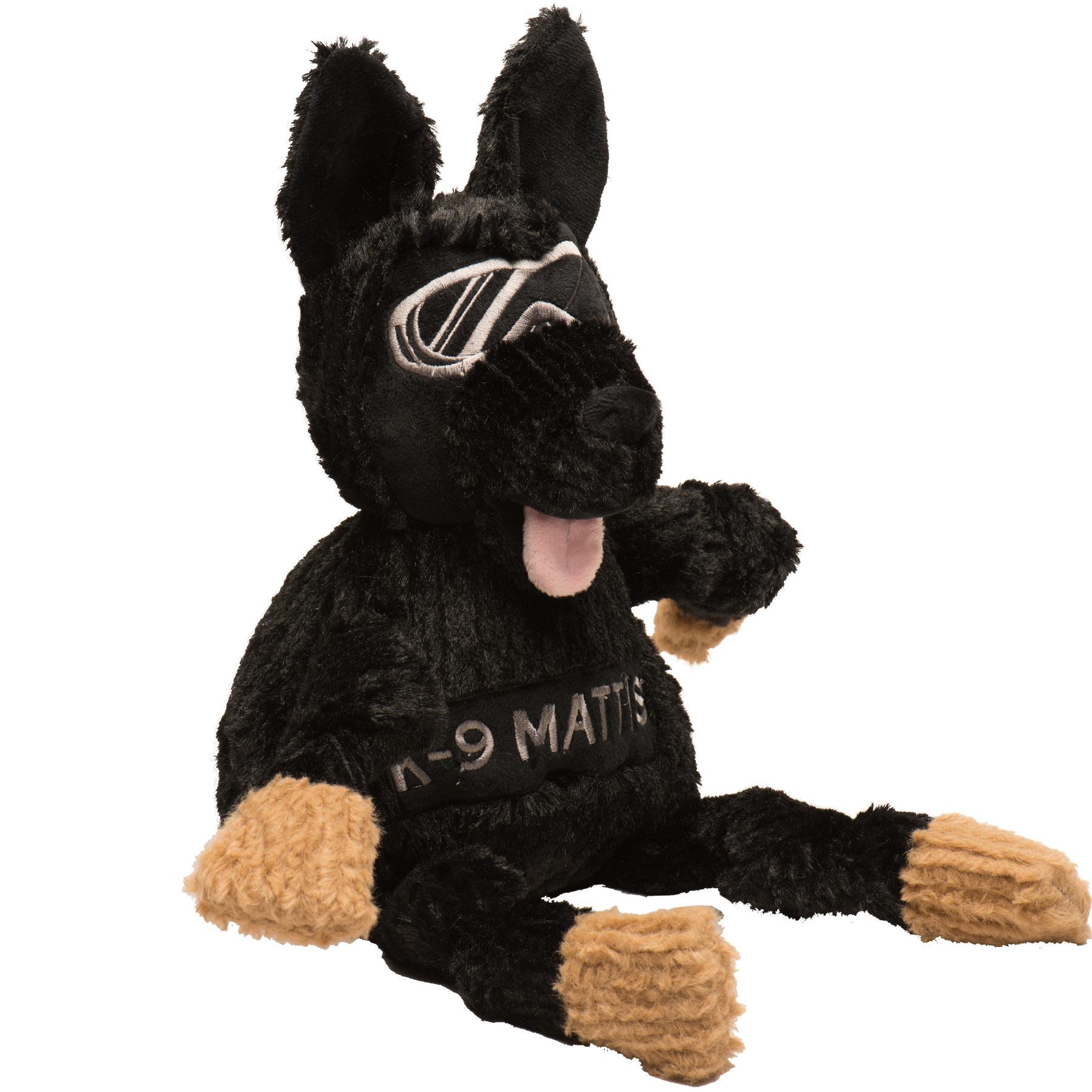 HuggleCauseTM, Project K-9 Hero, K-9 Mattis Knottie Plush Dog Toy, Large