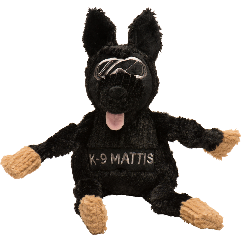 HuggleCauseTM, Project K-9 Hero, K-9 Mattis Knottie Plush Dog Toy, Large