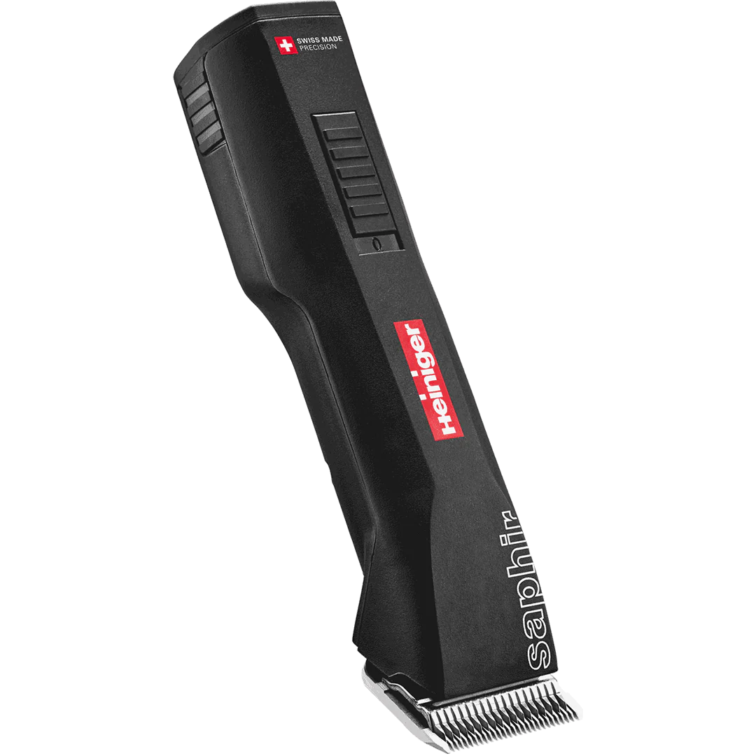 Black Saphir Basic with One Battery and 4F Blade by Heiniger