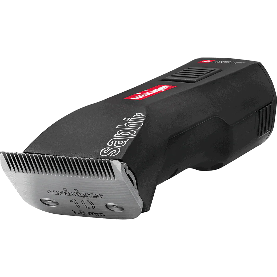 Black Saphir Basic with One Battery and 4F Blade by Heiniger