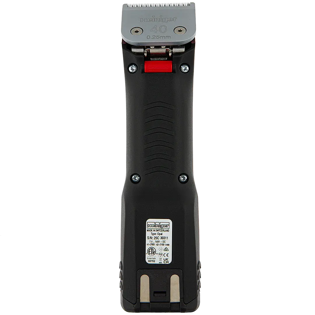 Opal Xtend Vet Edition Cordless Clipper with 40 blade and 2 Batteries with Free Grip by Heiniger