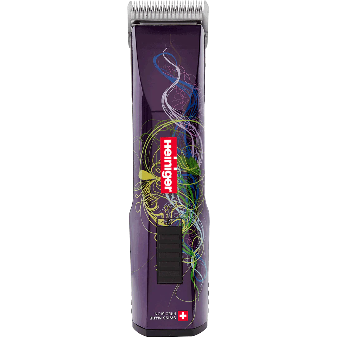 Purple Saphir Cordless Clipper Two Batteries with 4F Blade by Heiniger