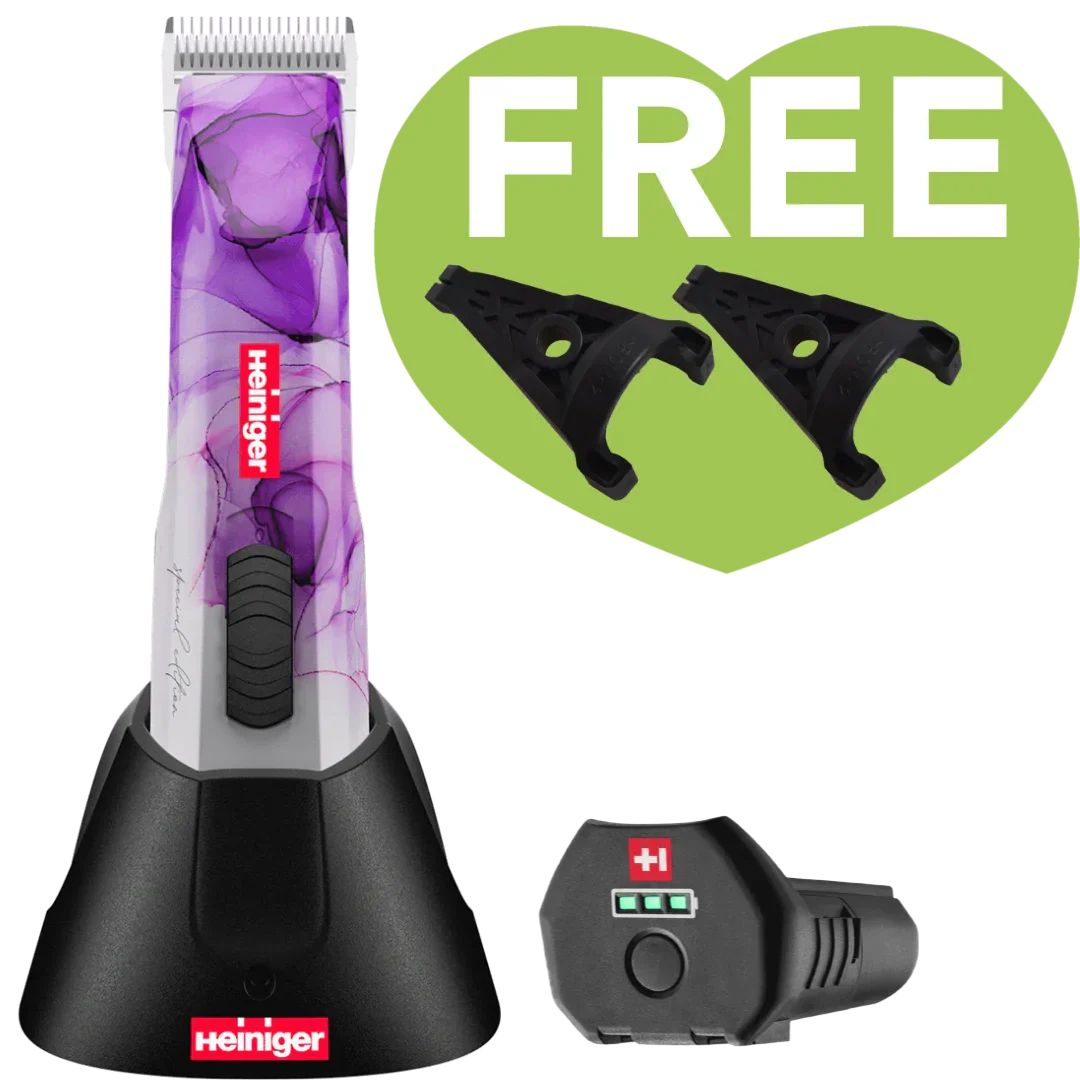 Special Edition Opal Cordless Clipper one battery with Free Grip by Heiniger
